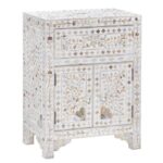 Antique Inlay Bedside Furniture - Image 3