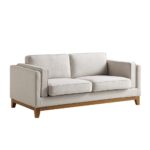 Dipley Oatmeal Fabric Sofa, 2-Seater - Image 6