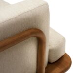 Wooden Handcrafted Carved Sofa - Image 4