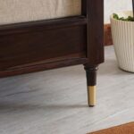 Wooden Artistic 2 Seater Cane Sofa - Image 5