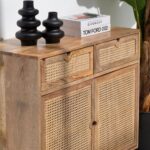 Cora Rattan Sideboard with Two Drawers & Two Doors - Image 3