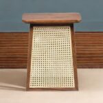 Wooden End Table – Walnut Finish - Image 2