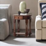 Handmade Wooden 1 Drawer End Table