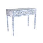 Handmade Inlay Console Table With 3 Drawer - Image 5