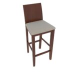 Wooden Long Finished Wooden Handmade Bar Stool - Image 2