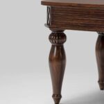 Handcrafted Design Wooden End Table - Image 2
