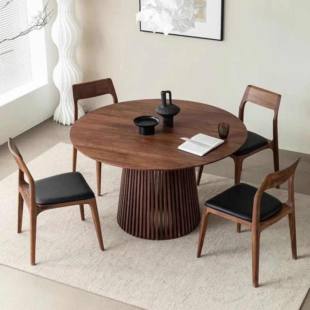 6-103.jpg Handmade Retro Round Dining Table dining table - Image 1