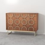 Handcrafted Mango Wood In Sideboard Indian Furniture - Image 5
