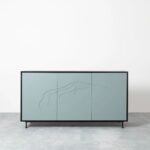 Handcrafted Wooden Artistic Mango Wood In Sideboard - Image 3