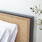 Midori Rattan Black Wood Joinery Bed - Image 5