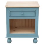 Wooden Bedside Table-Open Shelf - Image 5