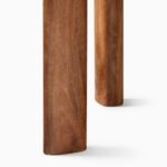 Handcrafted Solid Mango Wood Dining Table Set - Image 5