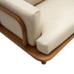 Wooden Handcrafted Carved Sofa - Image 3