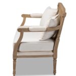 Wooden 2 Seater Cane Sofa - Image 3