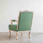 Wooden Artistic Teak Wood Armchair - Image 2