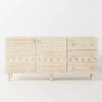 Apollo Carved Mango Wood Sideboard - Image 2