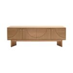 Wooden TV Unit with 2 Drawer - Image 2