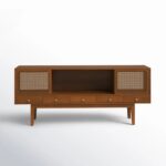 Wooden Antique TV Unit with Drawer Furniture - Image 3