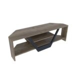 Wooden Corner TV Unit - Image 4