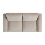 Hampstead Taupe Boucle Curved 2-Seater Sofa - Image 5
