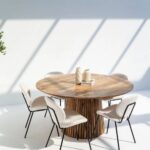 Kinley Round Wood Dining Table - Image 3