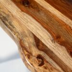 Isabella Rose Wood Top Dining Table - Image 6