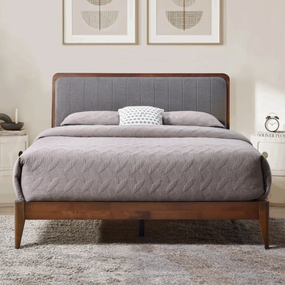 6-48-1.jpg Handcrafted Antique Bed - Image 1