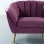 Purple Velvet Chair - Image 5