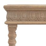 Hand Carved Wooden Console Table - Image 5