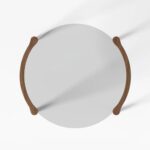 Handcrafted Natural Mango Wood With Mirror Design Coffee Table - Image 7