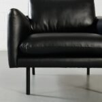MAPLETON - Black Vegan Leather Chair - Image 6