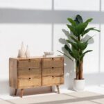 Vienna Six Drawers Rattan Sideboard - Image 3