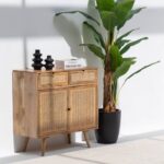 Cora Rattan Sideboard with Two Drawers & Two Doors - Image 2