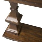Handcrafted Mango Wood Natural Console Table - Image 7