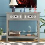 Handcrafted Mango Wood Console Table - Image 3