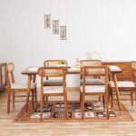Hand carved Rattan Cane Dining Table - Image 4