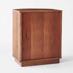 Handcrafted Wooden Bedside Table Natural Mango Finish - Image 6
