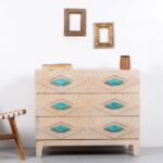 Inara Wooden Carved Chest of Drawer