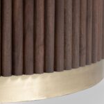 Handcrafted Round Mango Wood Coffee Table - Image 3