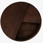 Handcrafted Round Mango Wood  & Iron Coffee Table - Image 5