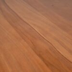 Walnut Finish Round Mango Wood Coffee Table - Image 6