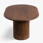 Curve Hand Carved Mango Wood Coffee Table - Image 6