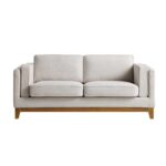 Dipley Oatmeal Fabric Sofa, 2-Seater - Image 3