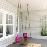 Indian Swing in Cherry Brown PU Finish and Antique Pure Traditional Brass Chain