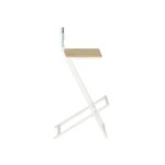 Hand carved Indian Design Square Barstool - Image 3