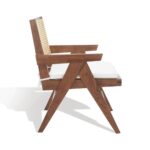 Solid Wood Cane Chair for Stylish Indian Homes - Image 4
