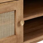 Handcrafted Wooden Tv Cabinet – Natural Finish - Image 7