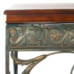 Handcrafted Iron & Wooden Console Table - Image 6