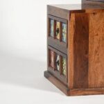 Mango Wood Modern Bookshelf - Image 2