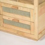 Indian Mango Wood Natural Finish (Bookshelf) - Image 3
